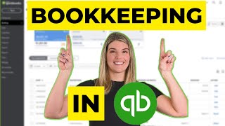 How to do a full month of bookkeeping in QBO full tutorial [upl. by Dloreh]