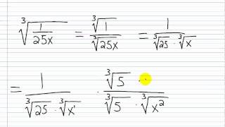 Rationalize the Denominator with Variables [upl. by Bocaj]