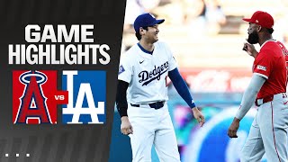 Angels vs Dodgers Game Highlights 62124  MLB Highlights [upl. by Adriena385]