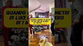 Ci sono più luci su questo albero di Natale che rami 😂 shortsvideo valeriovaramo comedy [upl. by Rudin]