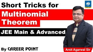 Short Tricks for Multinomial Theorem IITJEEBITSAT By Amit Agarwal Sir [upl. by Studley793]