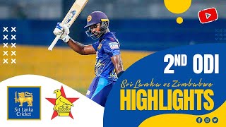 Thrilling Showdown  2nd ODI Highlights  Sri Lanka vs Zimbabwe 2024 [upl. by Base622]