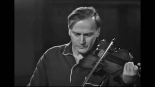 Y Menuhin amp L Goossens  Bach oboe amp violin concerto IIAdagio excerpt [upl. by Esenej]