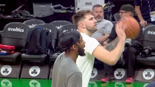 VIDEO  Dallas Mavericks practice on media day before 2024 NBA Finals begin [upl. by Keldah228]