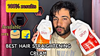 Best Hair Straightening Cream  Hair Straightening At Home  Matrix  Loreal  Glatt Schwarzkopf [upl. by Nivek739]