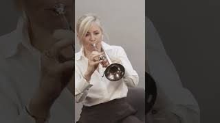 English trumpet virtuoso Alison Balsom plays Haydns groundbreaking Trumpet Concerto Shorts [upl. by Waddington]