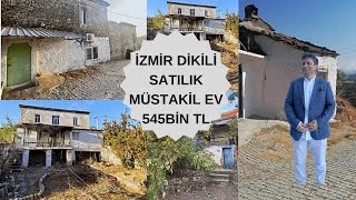 545BİN TL İZMİR DİKİLİ SATILIK MÜSTAKİL EV 🏠🏠🪴🪴 [upl. by Giffard]