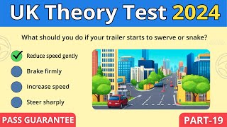 UK theory test 2024 Licensed by DVSA theorytest [upl. by Quin]