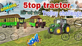 Top 5 tractor in game💥 challenge 👍viralvideo youtuber [upl. by Kaiser948]