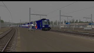 OPEN RAILS MSTS RER C quotVICKquot VERSAILLESCHANTIERS  MASSY PALAISEAU [upl. by Maurise234]