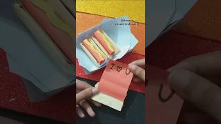 Mini Hot Dog Making With Paper🌭😍✨ shorts trending diy papercraft hotdog food highlights 4k [upl. by Recneps]