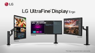 LG UltraFine Ergo  Designed Around You  LG [upl. by Bernie]