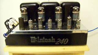 McIntosh MC240 Tube Amp circa 196069 abc [upl. by Ysor]