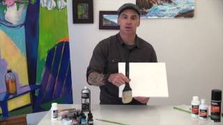 A Closer Look At Spray Varnish  Acrylic Art  Liquitex [upl. by Ahsirat]