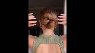 Beautiful hairstyle ♥️ beautifullhairstyle hairstyle foryou beautyandstyle hairtutorial beauty [upl. by Linkoski]