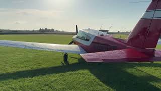 Shuttleworth to Wiltshire in a Piper PA24 Comanche [upl. by Ellehsem8]