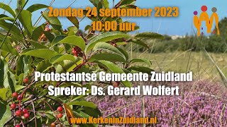 Livestream Eredienst Welkomkerk 24 september 2023 1000 [upl. by Goodspeed654]