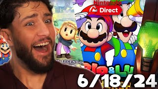 THIS NINTENDO DIRECT WAS CRAZY [upl. by Haeckel248]