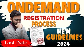 NIOS OnDemand Exam 2024 Last Date amp Registration Process Explained  Complete Guide [upl. by Toolis813]