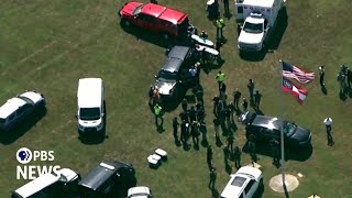 WATCH Authorities say 14yearold student will be charged as an adult in Georgia school shooting [upl. by Liahus]