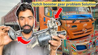 Truck clutch booster problem and gear not engaging Hino truck Urdu Hindi [upl. by Sethrida]