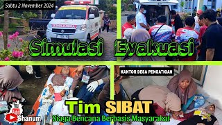 SIMULASI EVAKUASI KORBAN GEMPA🇮🇩PELATIHAN TIM SIBAT HARI KE 3 [upl. by Llen]