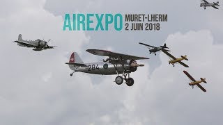 Meeting aérien MuretLherm Airshow Airexpo 2018 [upl. by Assirac108]