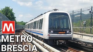 4K 🇮🇹 Brescia Metro  🇮🇹 Metropolitana di Brescia 2023 [upl. by Halima]