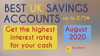 Best savings accounts with the highest interest  August 2020 [upl. by Ledda710]