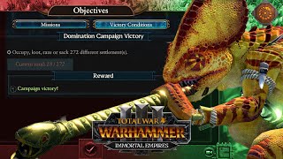 Oxyotl Campaign Victory Rewards  Warhammer 3 Ghosts of Pahuax Immortal Empires [upl. by Adnimra]