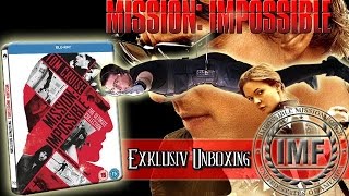 Mission Impossible – The Ultimate Collection Sky exklusiv Steelbook Bluray unboxing [upl. by Mehsah]