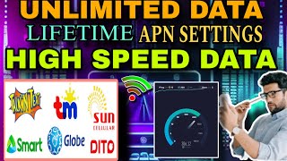 SMART INCREASE DATA INTERNET USING APN SETTINGS  ALL NETWORK 2024 [upl. by Atniuq]