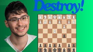 Alireza Firouzja how to beat Sicilian Alapin [upl. by Novihs]