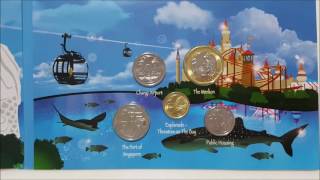 Singapore Attractions Uncirculated Coin Set Singapore Mint [upl. by Johen]