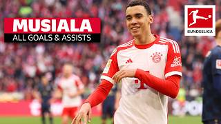 Jamal Musiala  All Goals And Assists Ever [upl. by Yelwar]