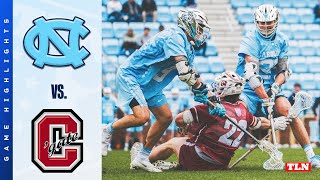 UNC vs Colgate  College Lacrosse Highlights 2022 [upl. by Simara]