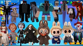 CREEPYPASTA MINECRAFT VS LABUBU CREEPY DOLLL in STUMBLE GUYS [upl. by Daub]