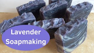 Making Lavender Soap With Alkanet Root [upl. by Jacintha]