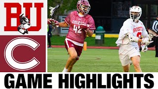 Boston University vs Colgate Lacrosse Highlights  2024 College Lacrosse  NCAA Lacrosse [upl. by Releyks]