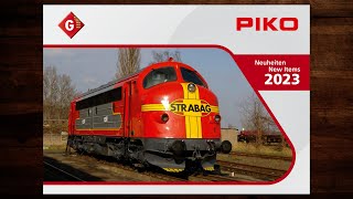 PIKO Neuheiten G 2023 – Modellbahn Modelleisenbahn Katalog [upl. by Michaella]