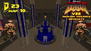 Brutal Doom v22 37a DBP23 map10 Realism Violence difficulty [upl. by Pacificas]