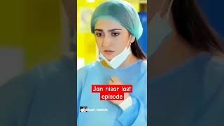 Jan nisar last episode promo Danish taimoor hiba bukhari bollywood drama pakistanidrama wahajali [upl. by Euqirrne]