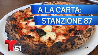 A la Carta restaurante Stanzione 87 en Miami [upl. by Kcirddec]