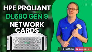 HPE ProLiant DL580 Gen 9 Server NICs  Network Card Options  PCIe 7 Mezzanine Installation [upl. by Settera287]