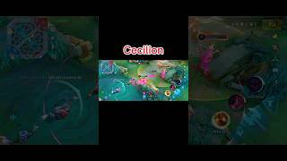 Cecilion gameplay shorts mobilelegends cecilion [upl. by Sessler]