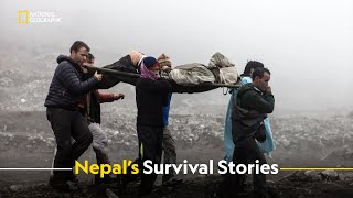 Nepal’s Survival Stories  Witness to Disaster  हिंदी  Full Episode  S1  E3  Nat Geo [upl. by Anirehtac]