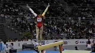 Mo Huilan  1995 Worlds AA  Balance Beam [upl. by Esilenna]