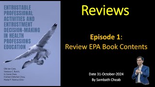 Episode 1 Review EPA Book Contents [upl. by Koppel]