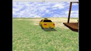 Panda3D Pre Racing Game  Test Vehicle Bullet [upl. by Erik25]