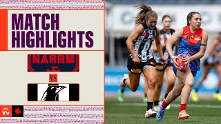 Narrm v Collingwood Highlights  Week 10 2024  AFLW [upl. by Eelame]